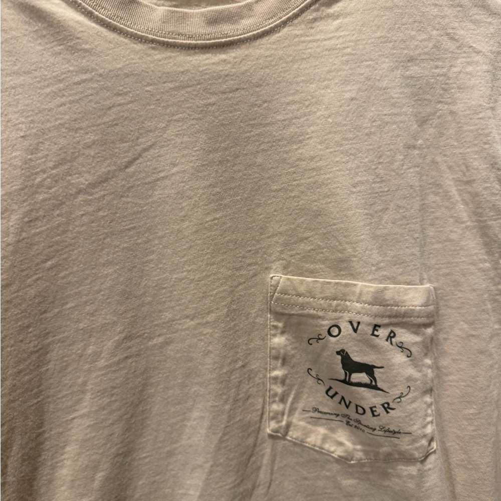 Tan Over & Under shirt/Size M. - Picture 4 of 4